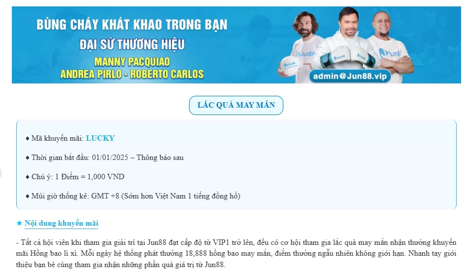 Jun88 Tặng Miễn Phí 18.888 - Cơ Hội Vàng cho Người Chơi Mới Lợi Ích Khi Nhận Jun88 Tặng Miễn Phí 18.888